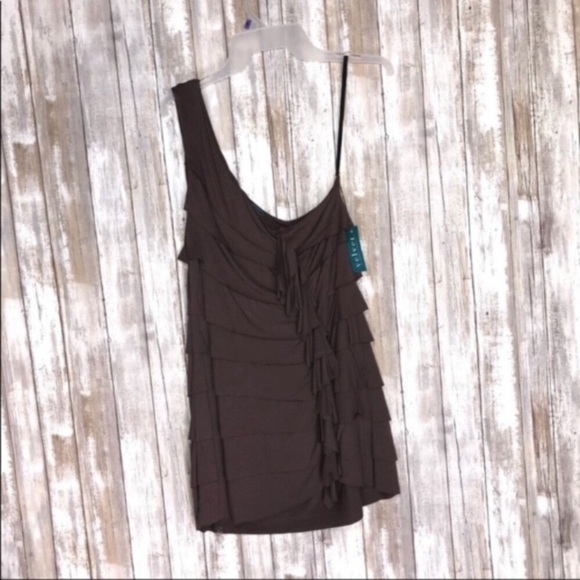 Velvet by Graham & Spencer Tops - Velvet by Graham & Spencer One Shoulder Blouse